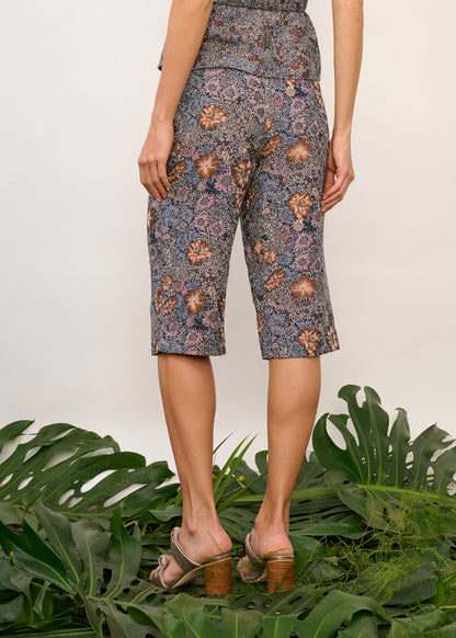 Bermuda Penelope Floral Azul