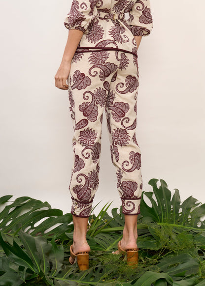 Calça Julia Pasley Bordô