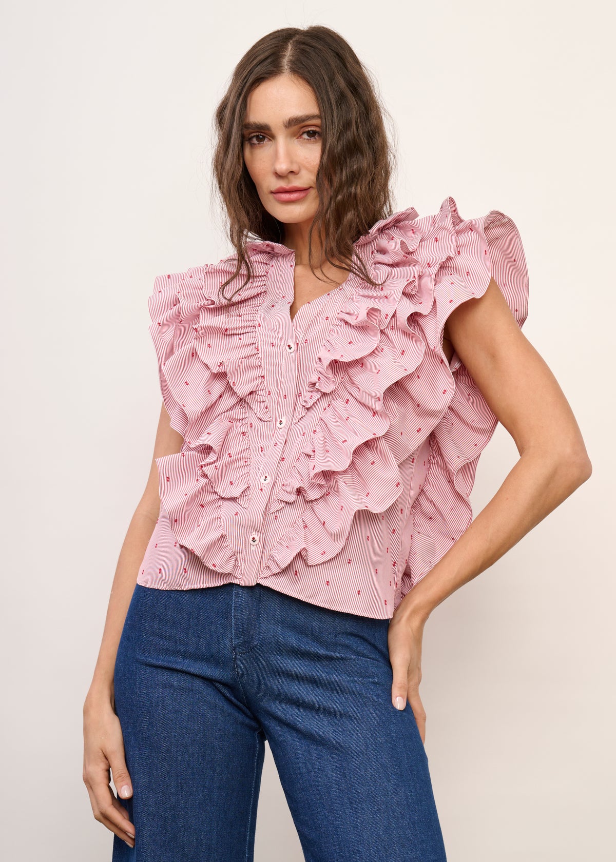 Camisa Estela Listrada