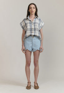 Shorts Tereza Azul