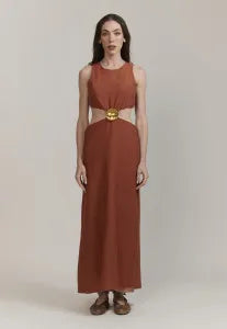 Vestido Ariela Bronze