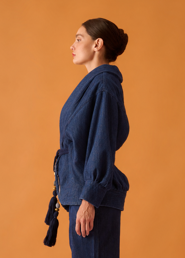 Casaco Maia Jeans com Cinto