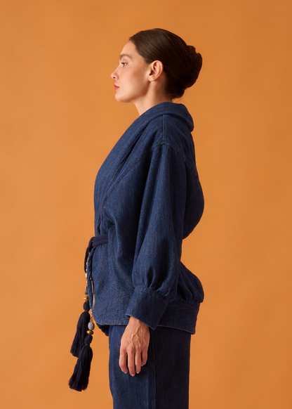 Casaco Maia Jeans com Cinto