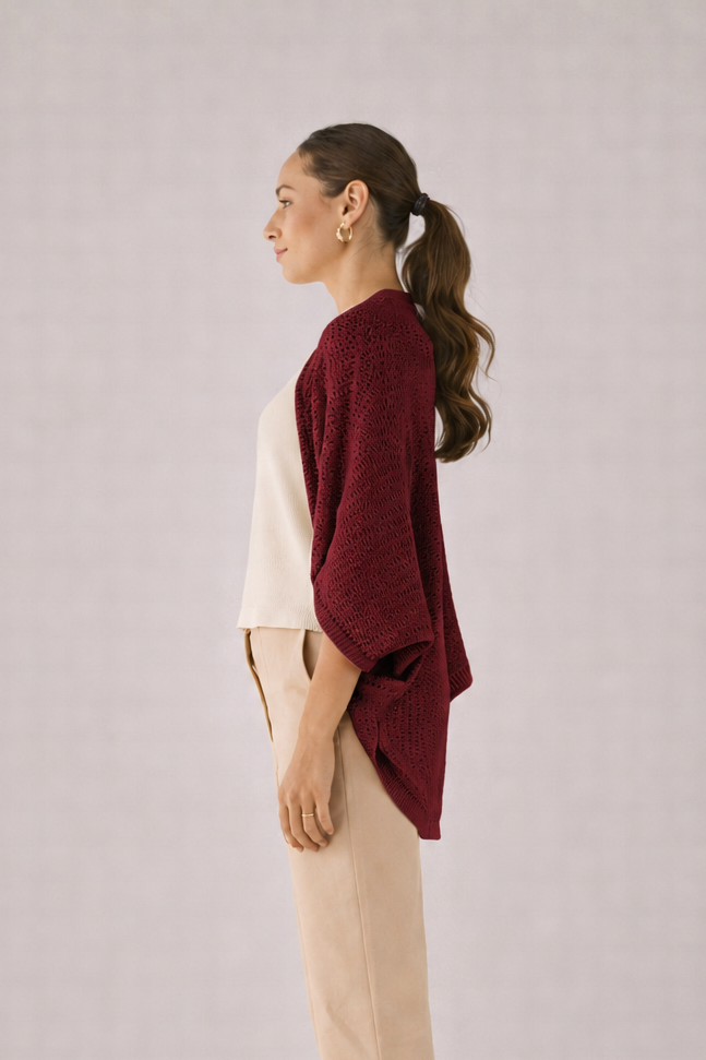 Casulo Tricot Vera Bordo