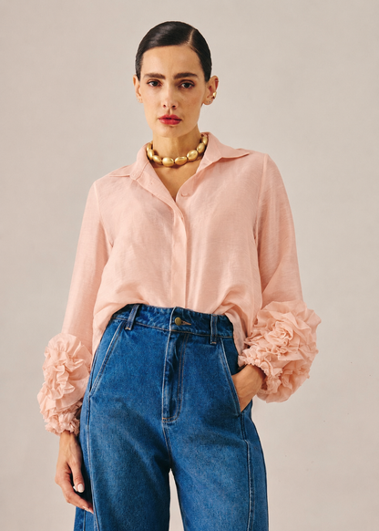 Camisa Camille Rosa