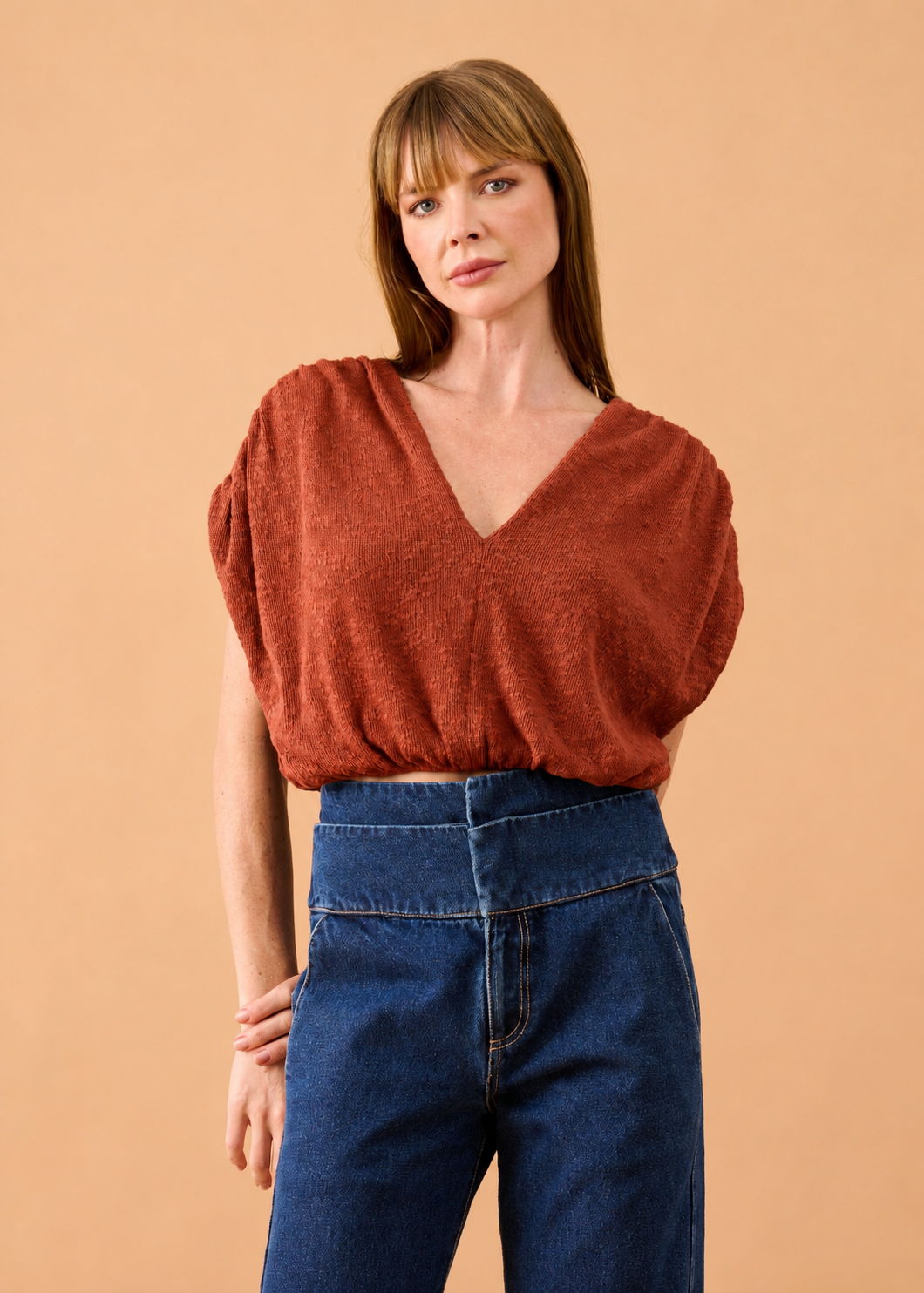 Blusa Leticia Telha