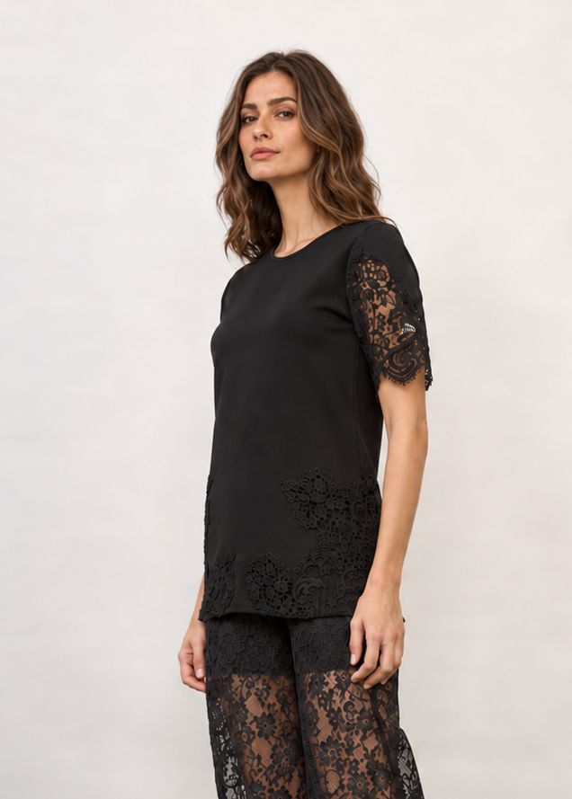 Blusa Sandra Preta