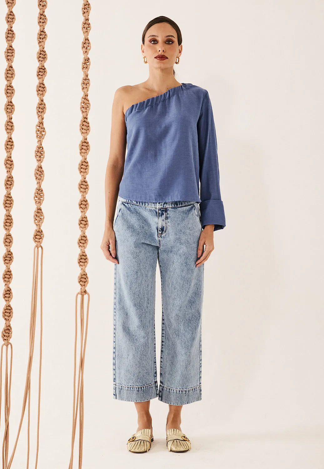 Blusa Graziela Indigo