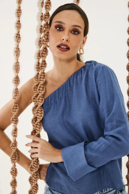 Blusa Graziela Indigo