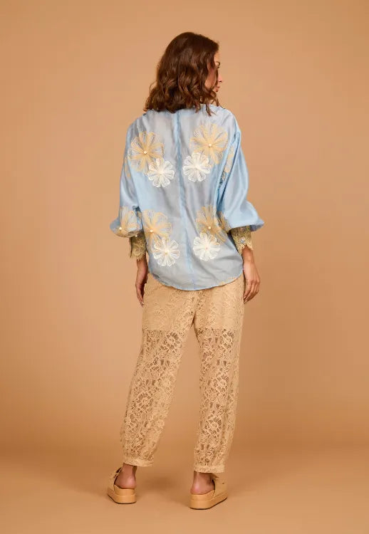 Calça Ale Renda Palha