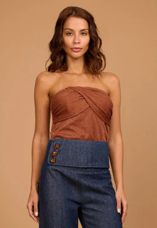 PRÉ-VENDA- Calça Morgana Jeans Tartaruga