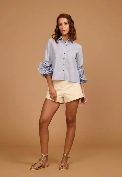 Camisa Camille Listrado Azul