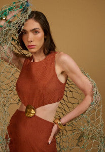 Vestido Ariela Bronze