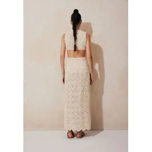 Vestido Gorette Natural