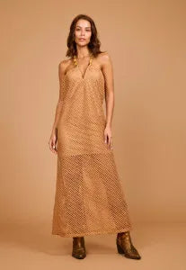 Vestido Malva Camelo