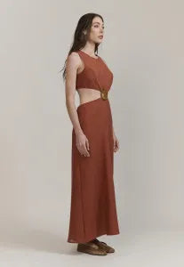 Vestido Ariela Bronze