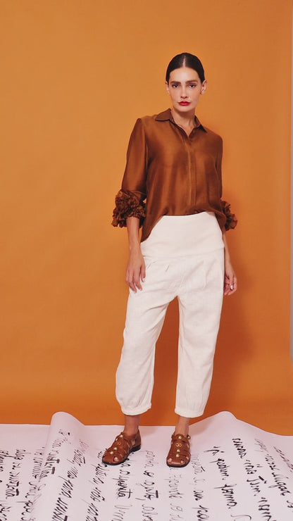 Camisa Camille Marrom