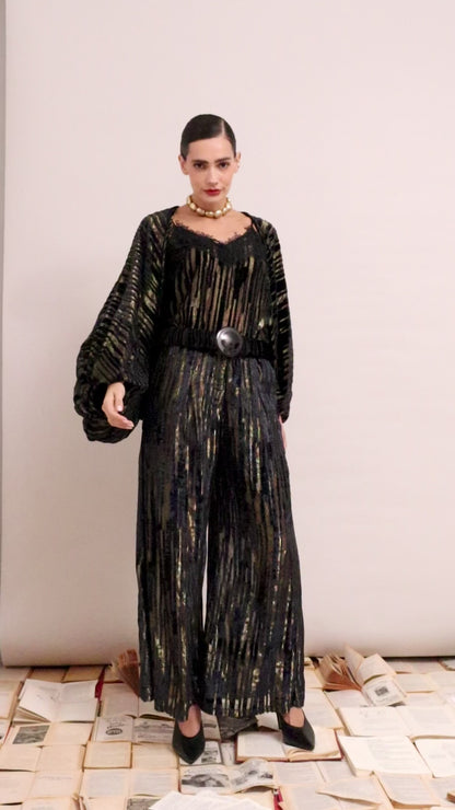 Calça Pantalona Francesca Preto