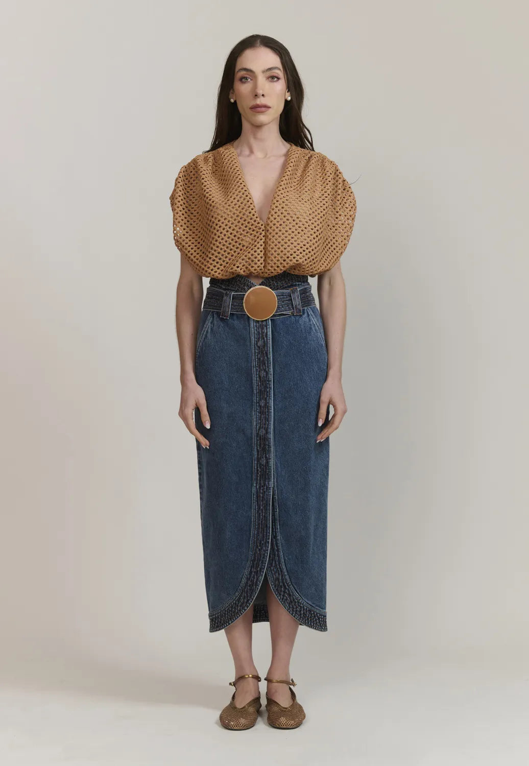 Saia Lorença Jeans