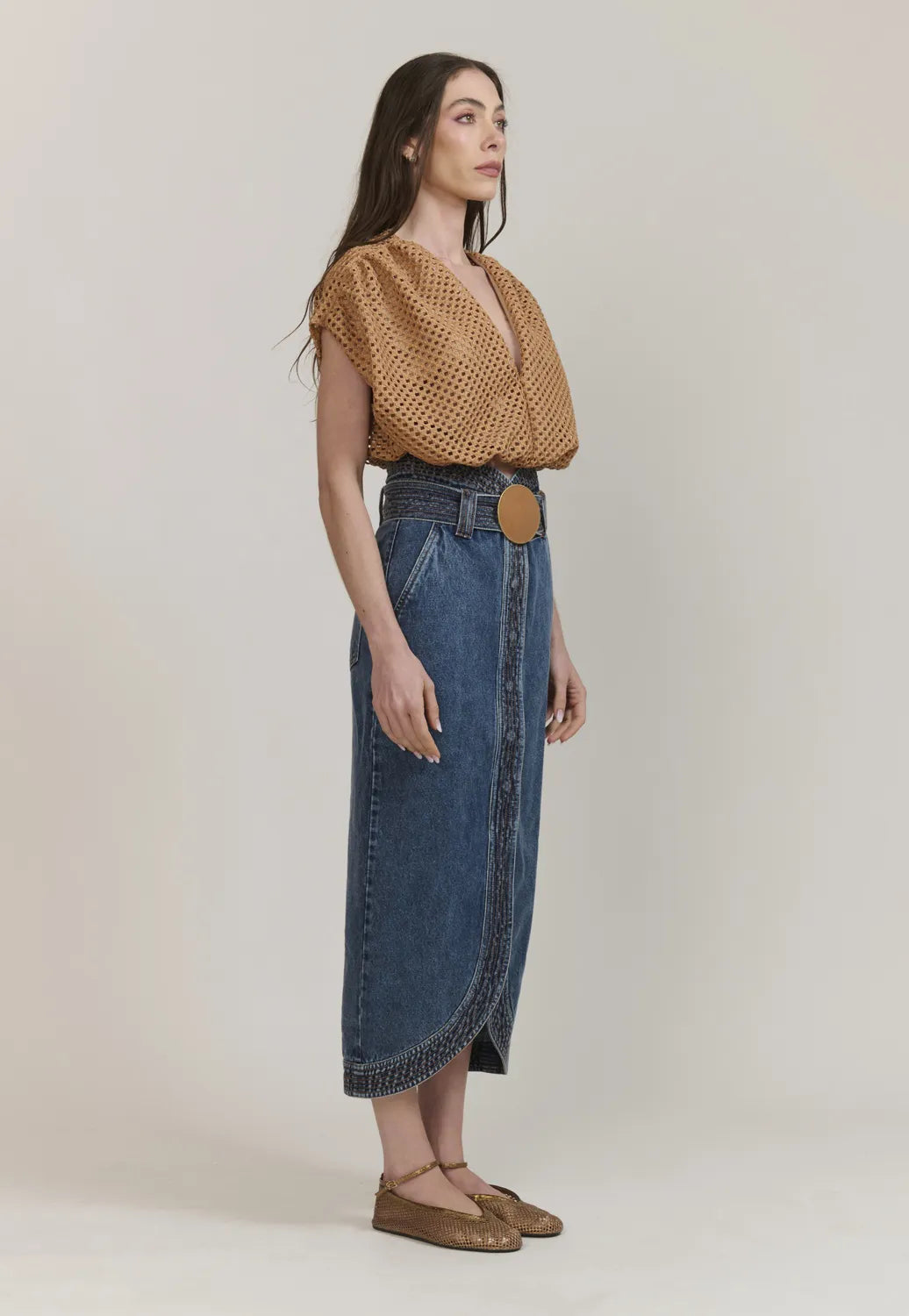 Saia Lorença Jeans