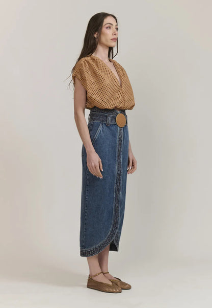 Saia Lorença Jeans