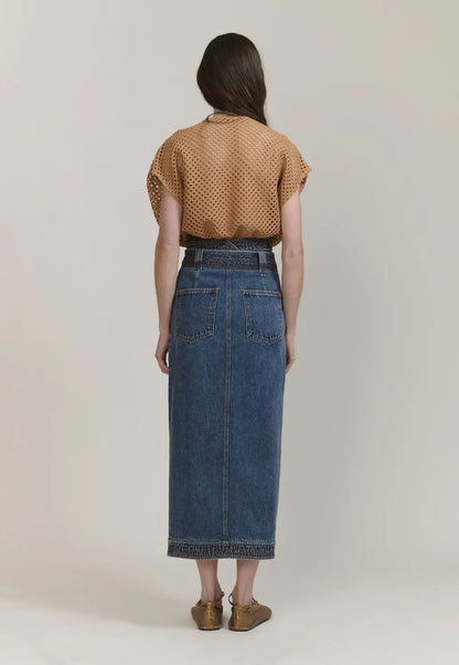Saia Lorença Jeans